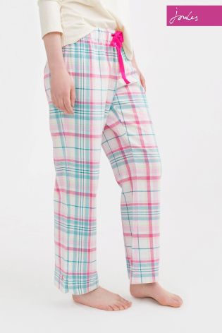 Joules Pink Check Bottoms
